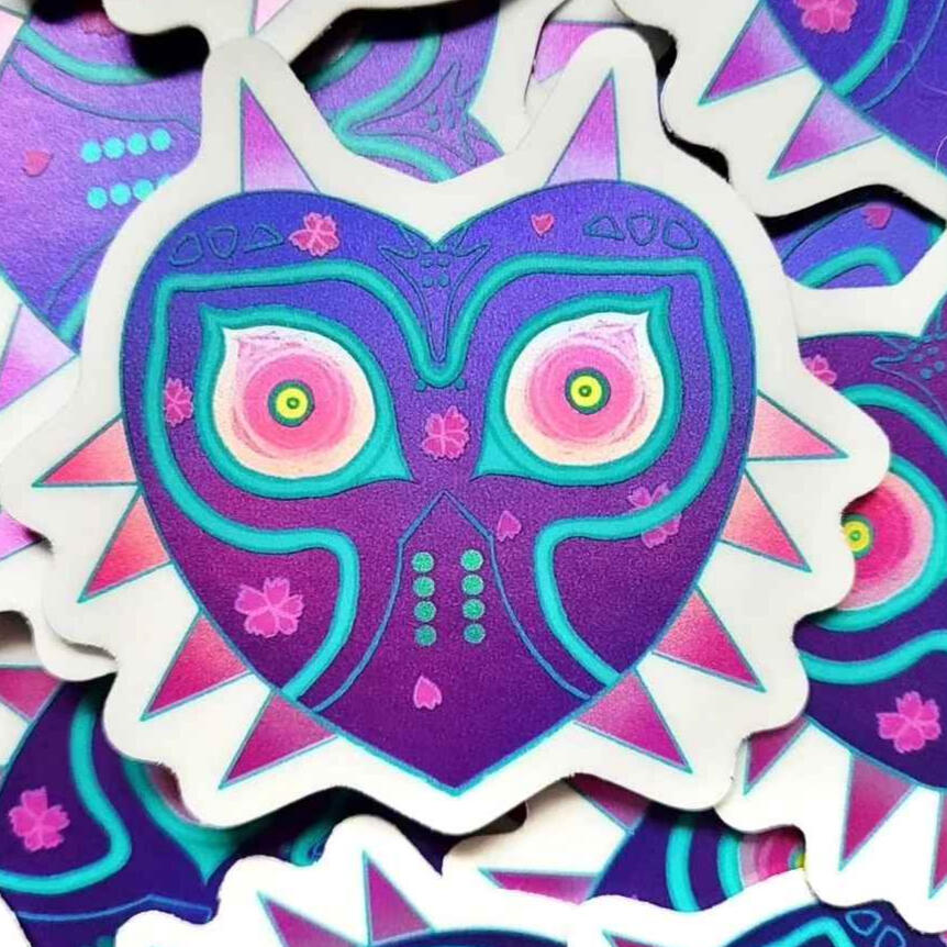 Majora's Mask Vinyl Sticker
