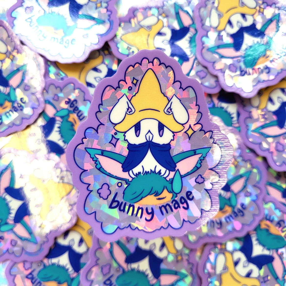 Bunny Mage FFXIV Vinyl Sticker